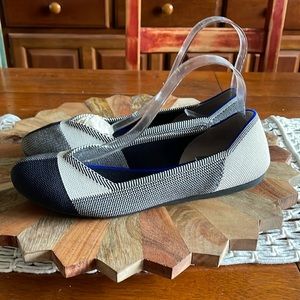Rothy's Captoe Black The Flats size 10 1/2